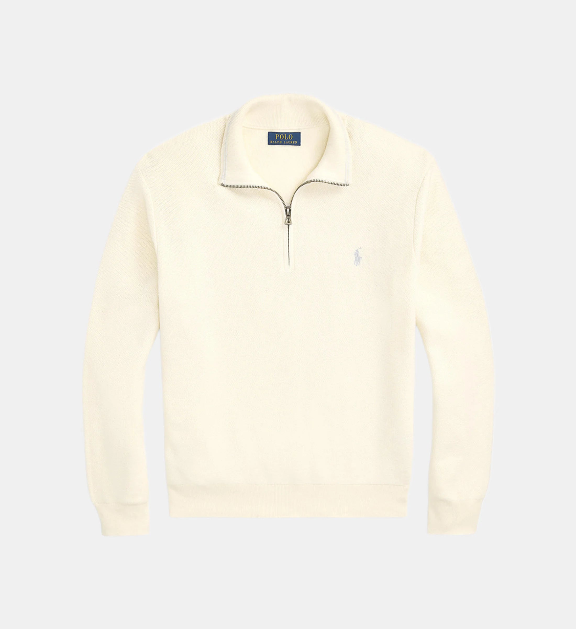 Pull droit col camionneur coton piqué